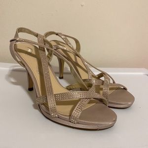 Nina
Blossom Strappy Embellished Evening Sandals